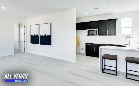 Example of a cosmetically renovated home by All Vegas Remodel